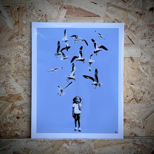 'Under Attack' A3 medium print
