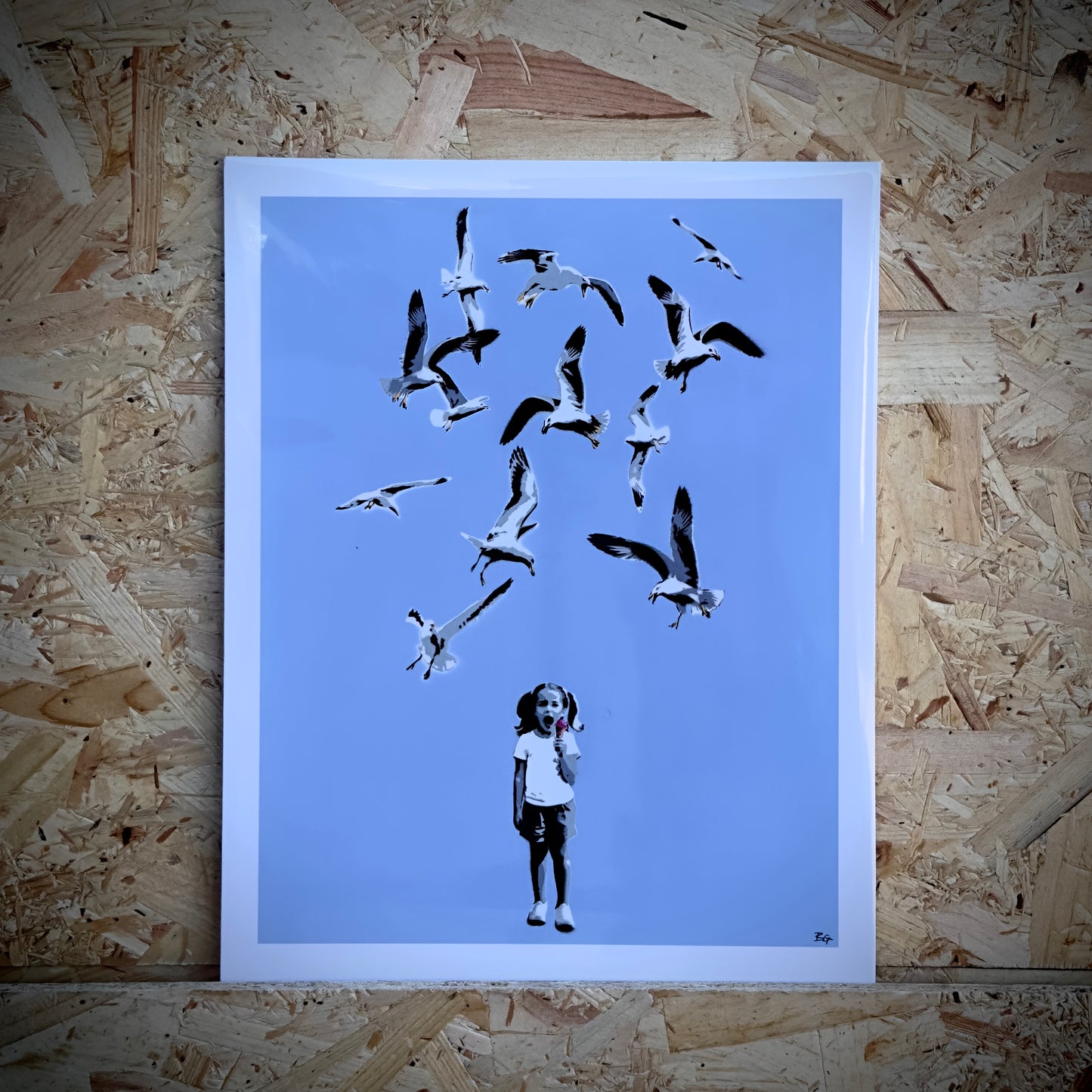 'Under Attack' A3 medium print